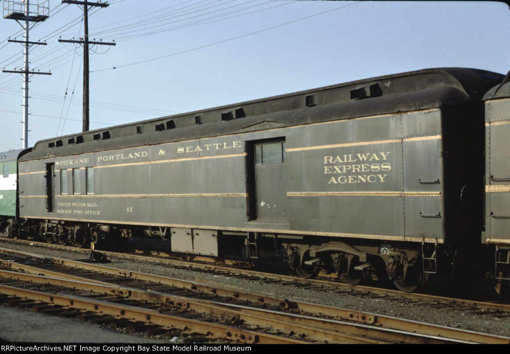 SP&S Mail & Baggage car 45